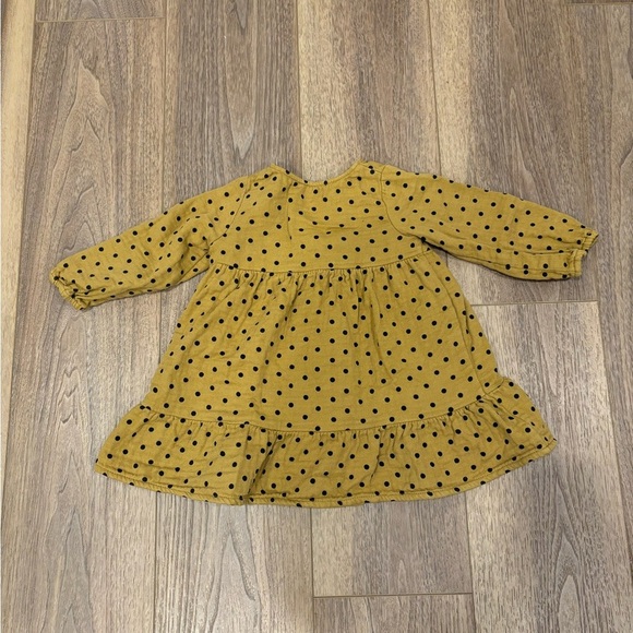 Zara Button Front Polka Dot Dress - Picture 3 of 6
